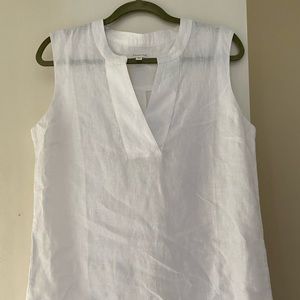 Garnet Hill linen sleeveless tunic